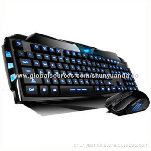 Fashion gaming keyboard 104-key keyboard keys, four-star waterproof